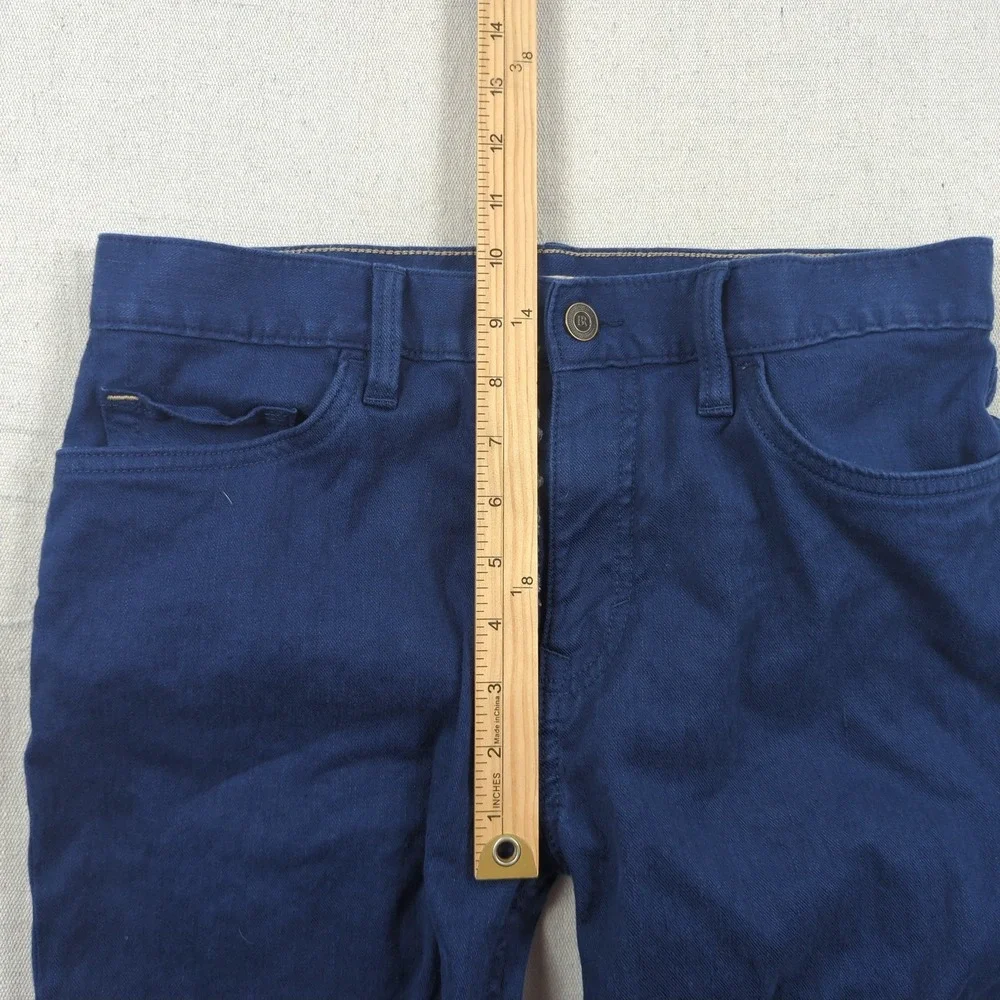 Banana‎ Republic Mens 30x32 Blue Pants Traveler Athletic Slim Fit Golf Stretch